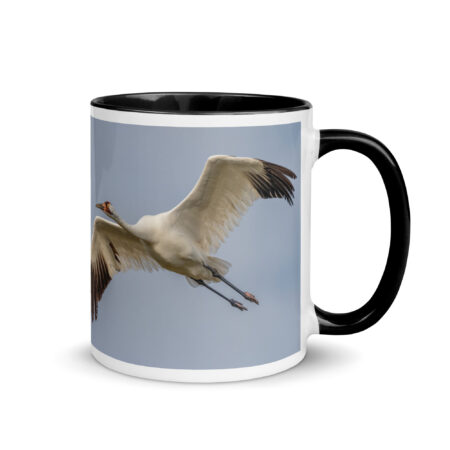 Whooping crane! Mug with Color Inside