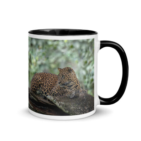 Leopard! Mug with Color Inside