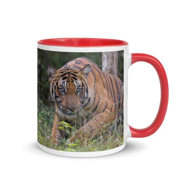 Indian Tiger! Mug with Color Inside - Image 7