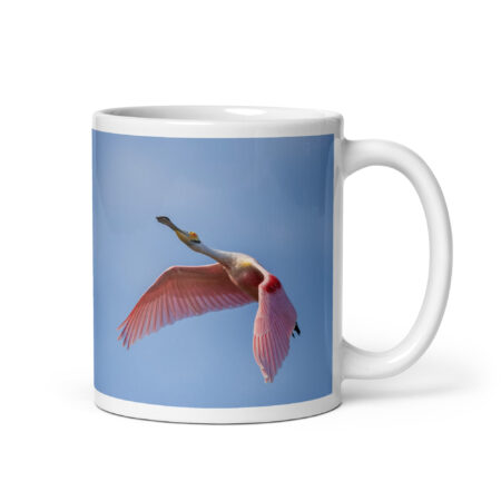 Shooting Star! White glossy mug