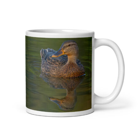 Emerald pool! White glossy mug