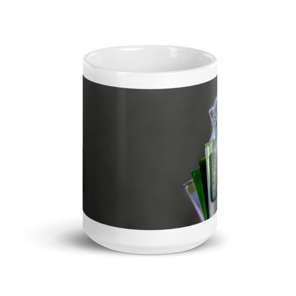 Roaring Kitten! White glossy mug - Image 6