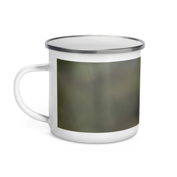 Red-Headed Woodpecker in flight! Enamel Mug - Image 3