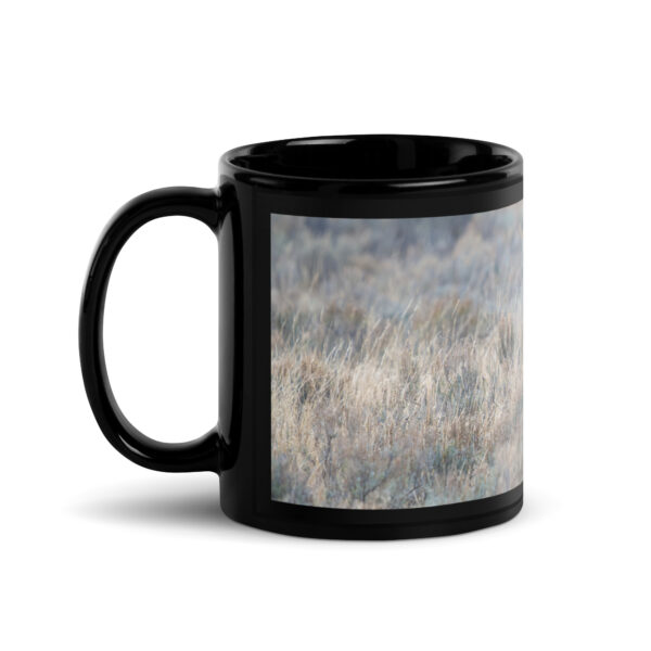 Grizzly bear! Black Glossy Mug - Image 2