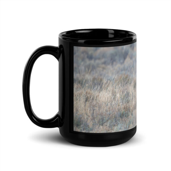 Grizzly bear! Black Glossy Mug - Image 4