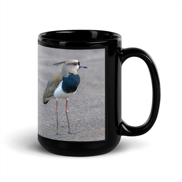 Southern lapwing! Black Glossy Mug - Image 5