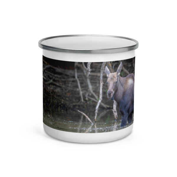 Baby Moose! Enamel Mug - Image 2