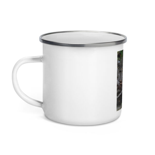 Portrait of a Mama Moose! Enamel Mug - Image 3