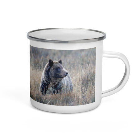 Grizzly bear! Enamel Mug