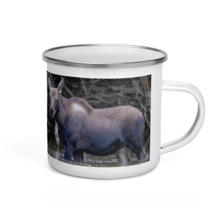 Baby Moose! Enamel Mug