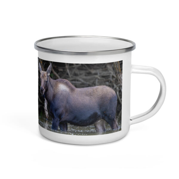 Baby Moose! Enamel Mug