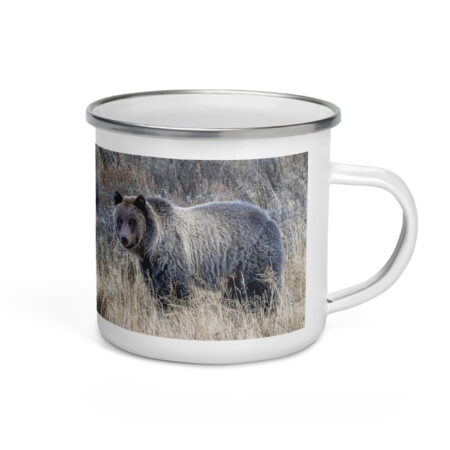 Grizzly bear! Enamel Mug