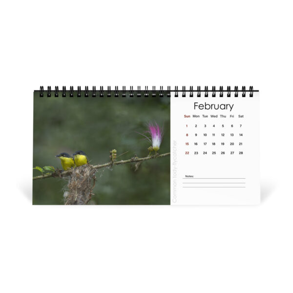 2026 Desk Calendar with high resolution images of Birds and Mammals in their natural habitat - Image 4
