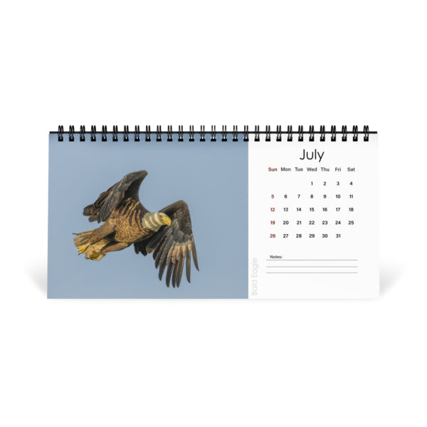 2026 Desk Calendar with high resolution images of Birds and Mammals in their natural habitat - Image 8