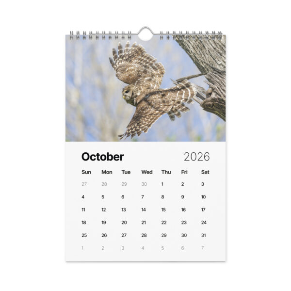2026 Wall Calendar with high resolution images of Birds and Mammals in their natural habitat - Image 11