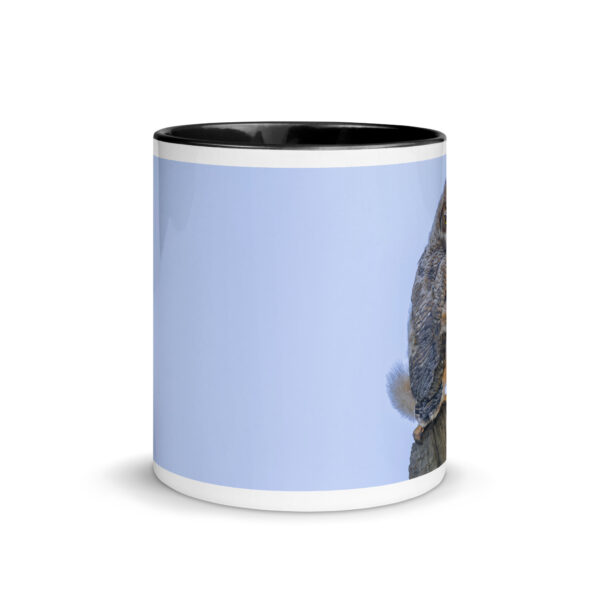 Baby Great Horned Owl! Mug with Color Inside - Image 3