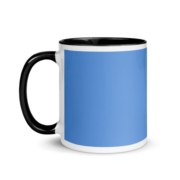 Baby Great horned owl!  Mug with Color Inside - Image 4