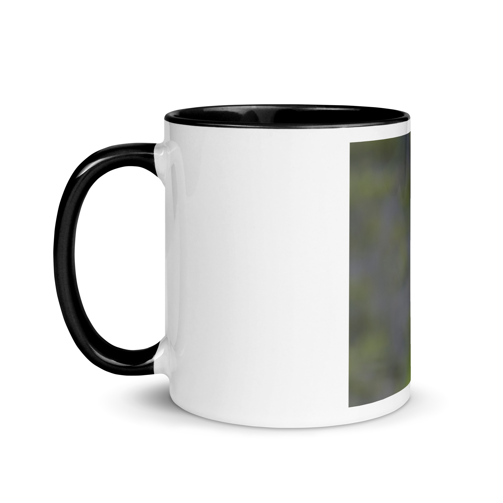 Great Grey Owl! Mug with Color Inside - Image 4