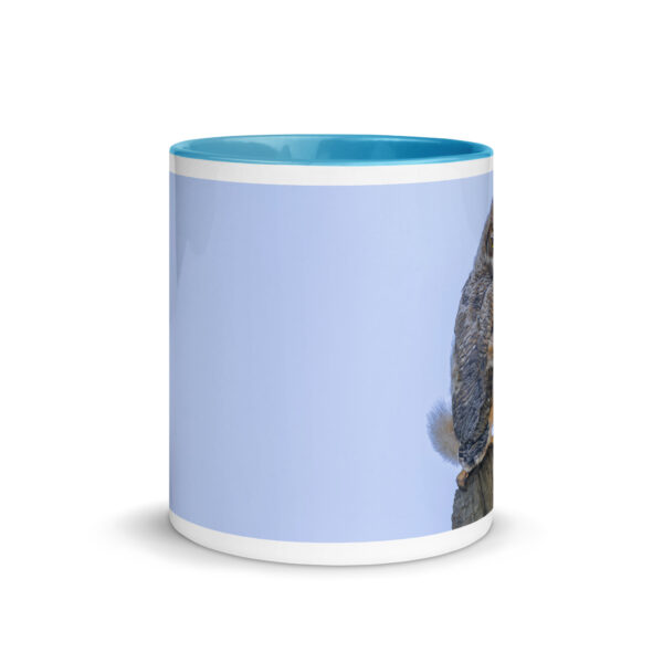 Baby Great Horned Owl! Mug with Color Inside - Image 17