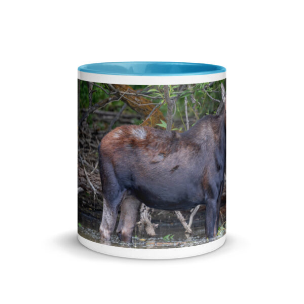 Portrait of a Mama Moose! Mug with Color Inside - Image 17
