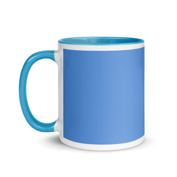 Baby Great horned owl!  Mug with Color Inside - Image 18