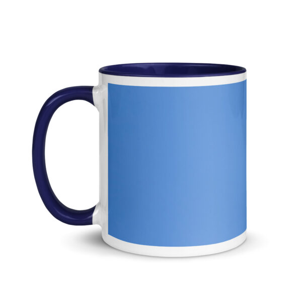 Baby Great horned owl!  Mug with Color Inside - Image 7