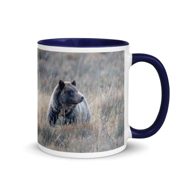 Grizzly bear! Mug with Color Inside - Image 5