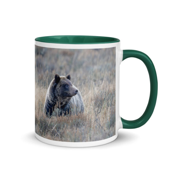 Grizzly bear! Mug with Color Inside - Image 10