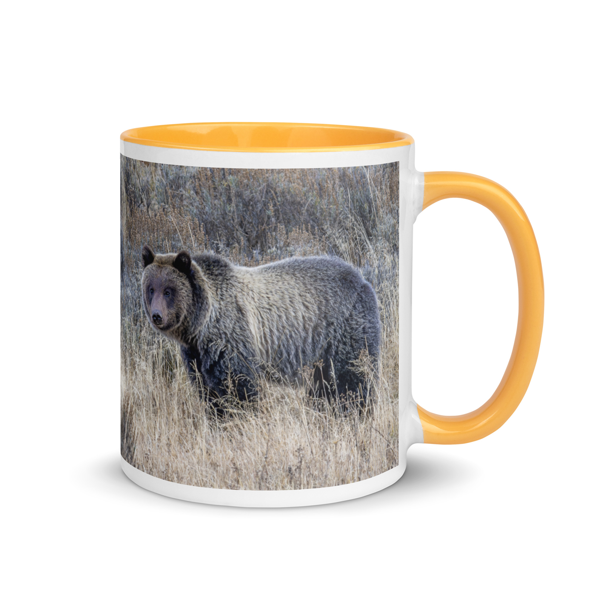 Grizzly bear! Mug with Color Inside - Image 22