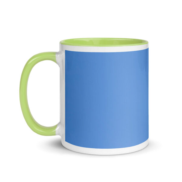 Baby Great horned owl!  Mug with Color Inside - Image 27