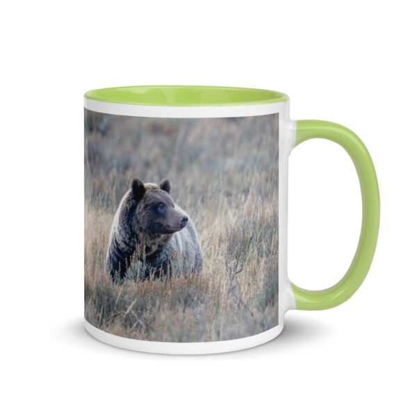 Grizzly bear! Mug with Color Inside - Image 25