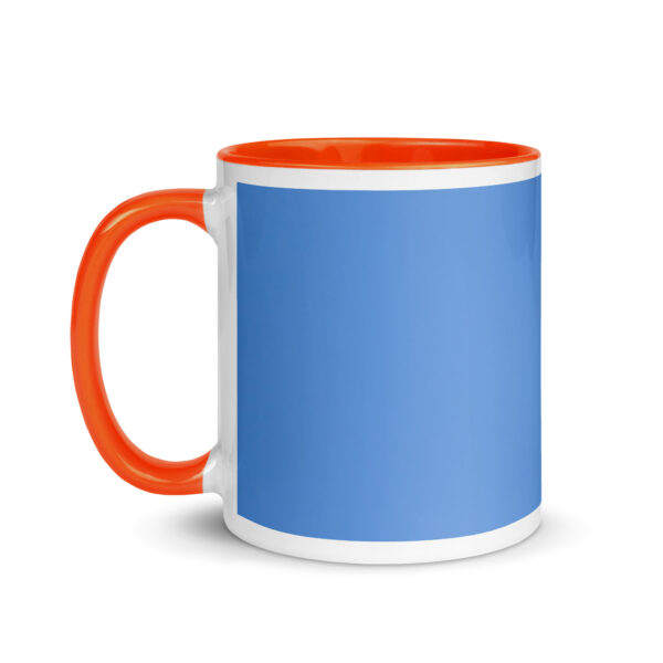 Baby Great horned owl!  Mug with Color Inside - Image 15