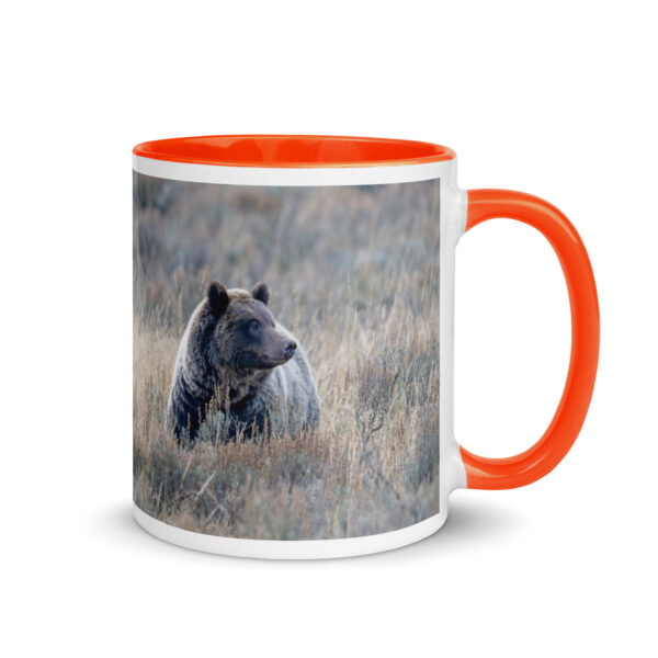 Grizzly bear! Mug with Color Inside - Image 13