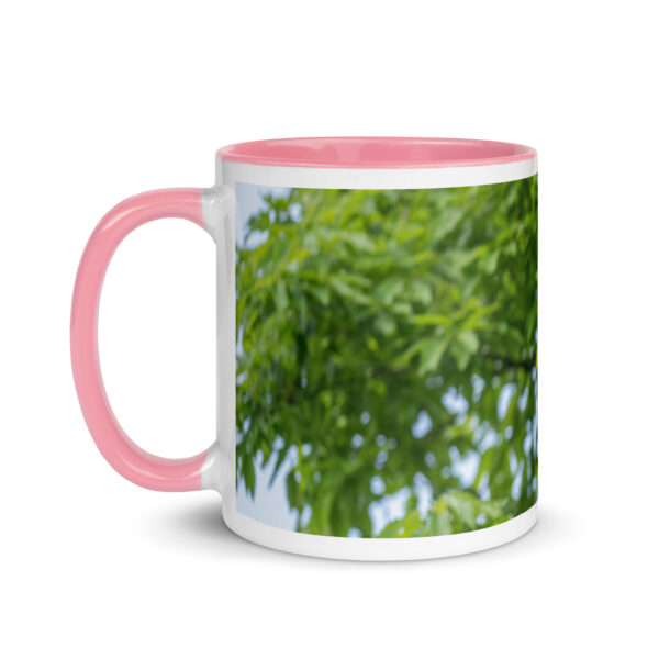 Baby Great horned owl! Mug with Color Inside - Image 21