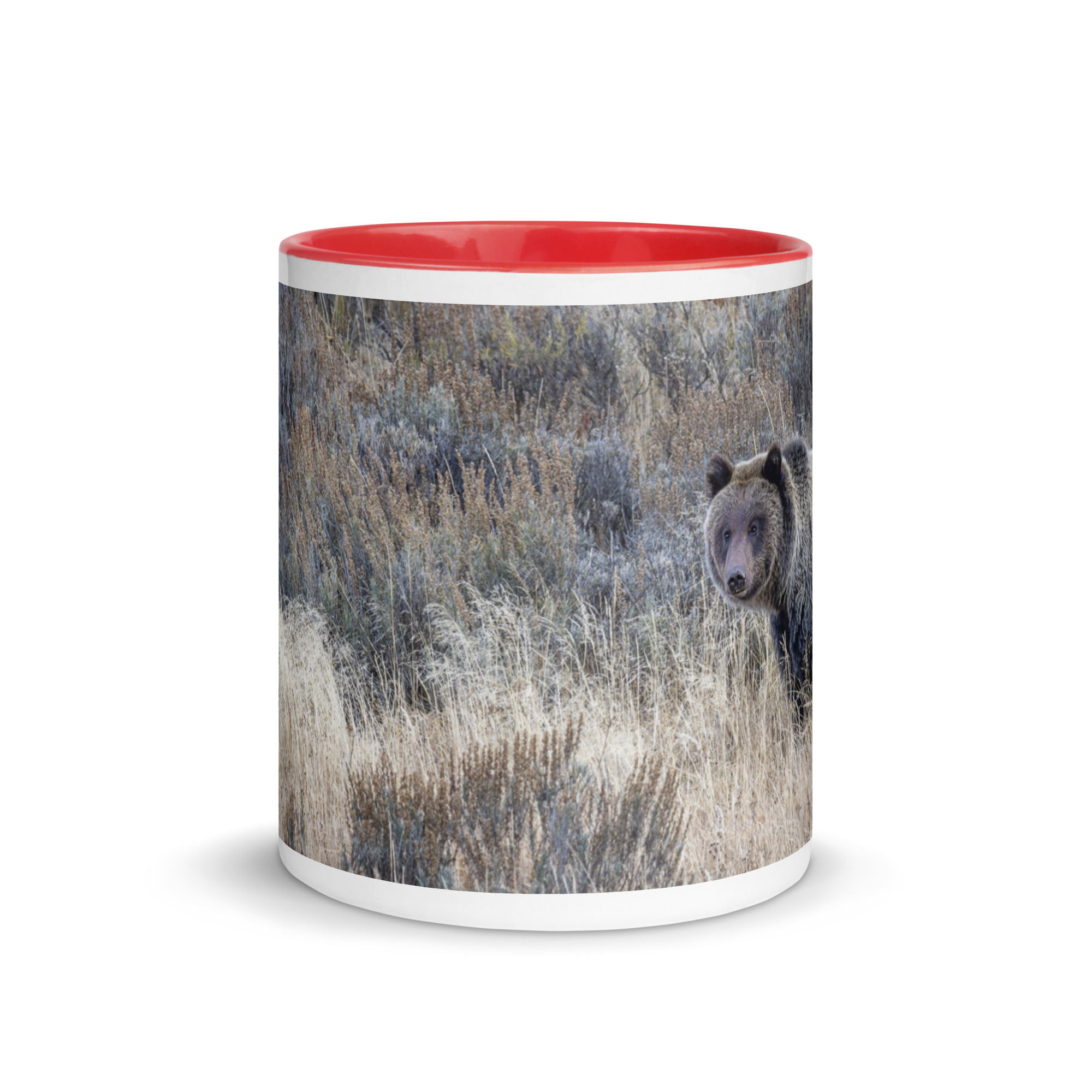 Grizzly bear! Mug with Color Inside - Image 8
