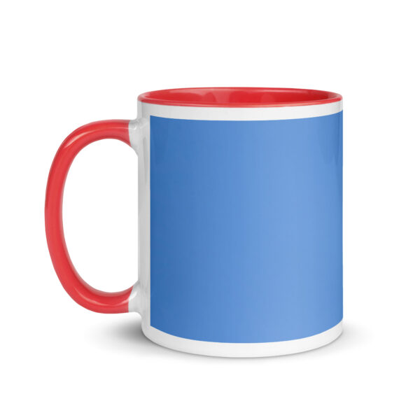Baby Great horned owl!  Mug with Color Inside - Image 9