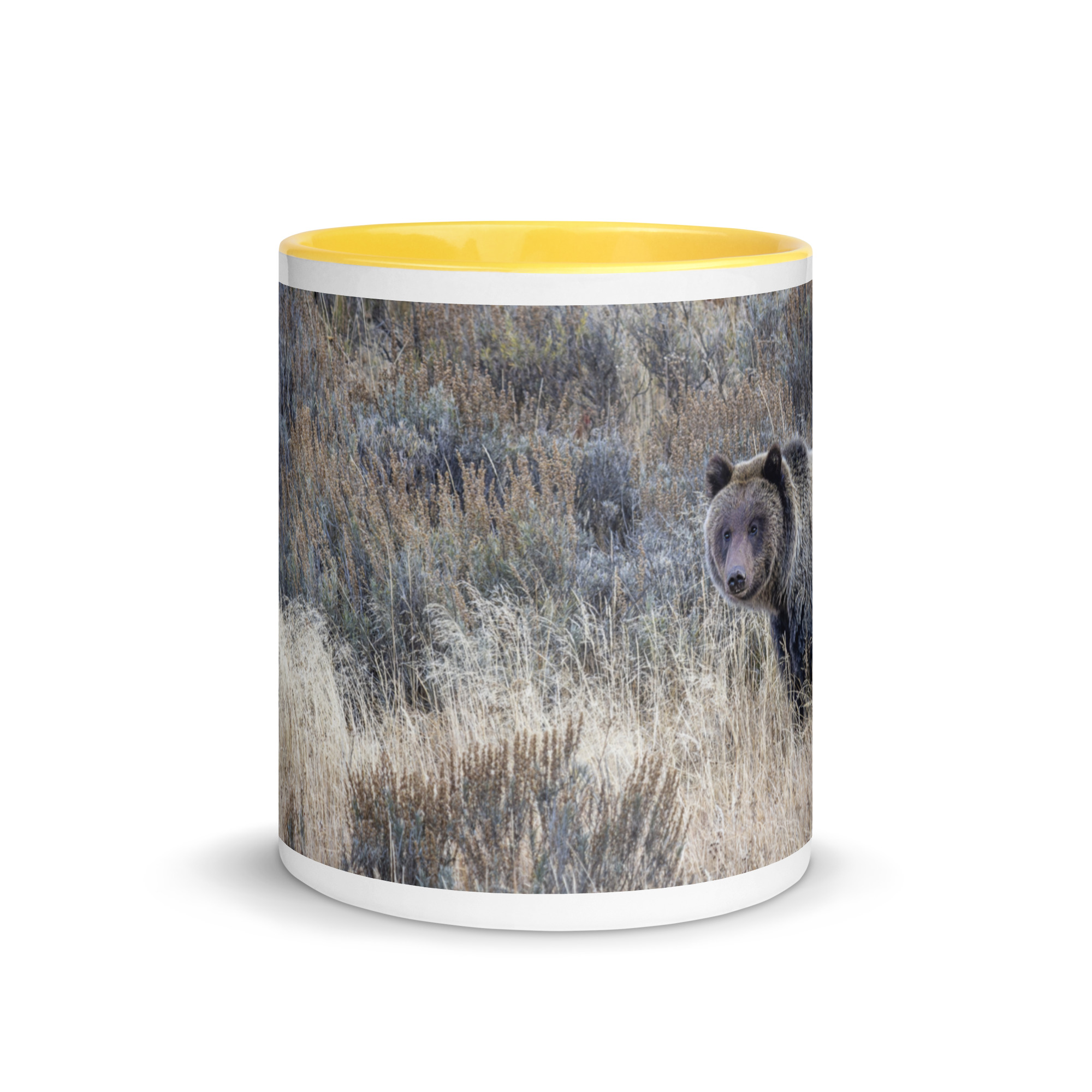 Grizzly bear! Mug with Color Inside - Image 29