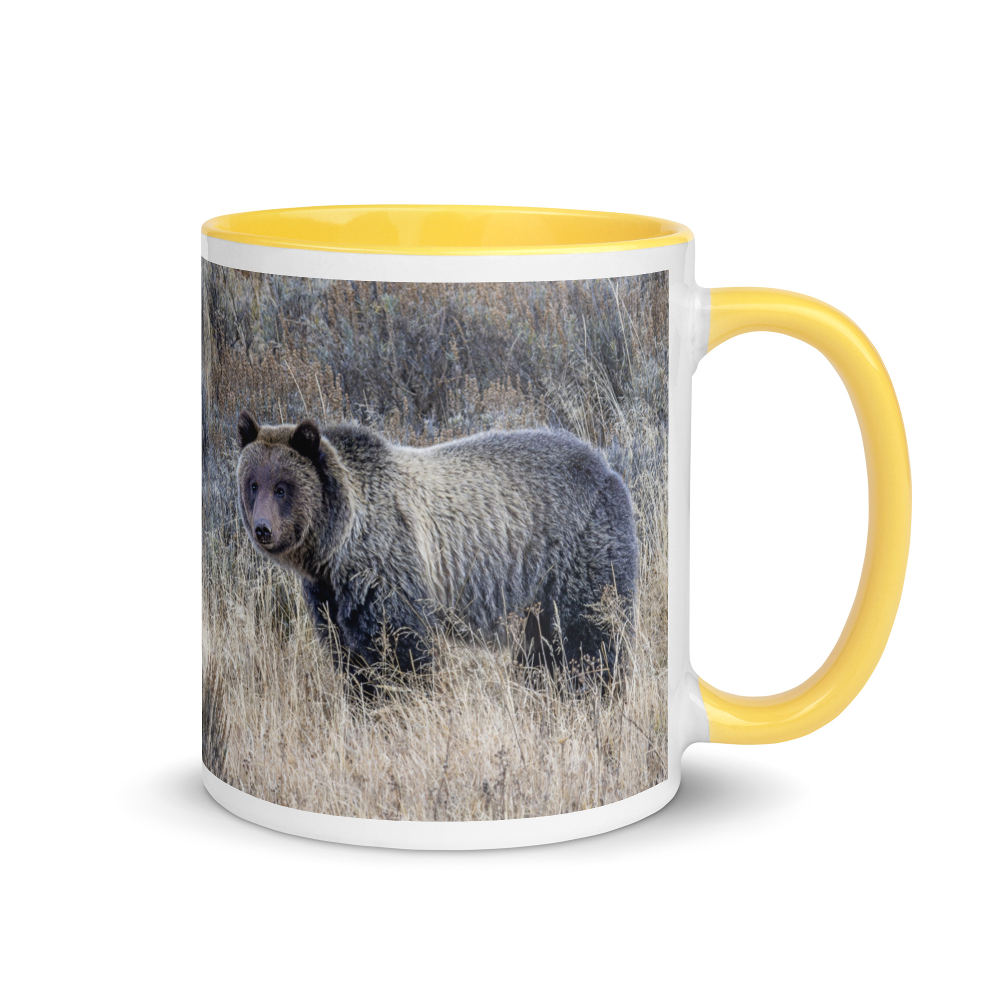 Grizzly bear! Mug with Color Inside - Image 28