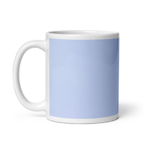 Baby Great Horned Owl! White glossy mug - Image 2