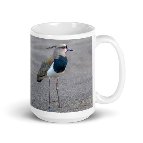 Southern lapwing! White glossy mug - Image 4