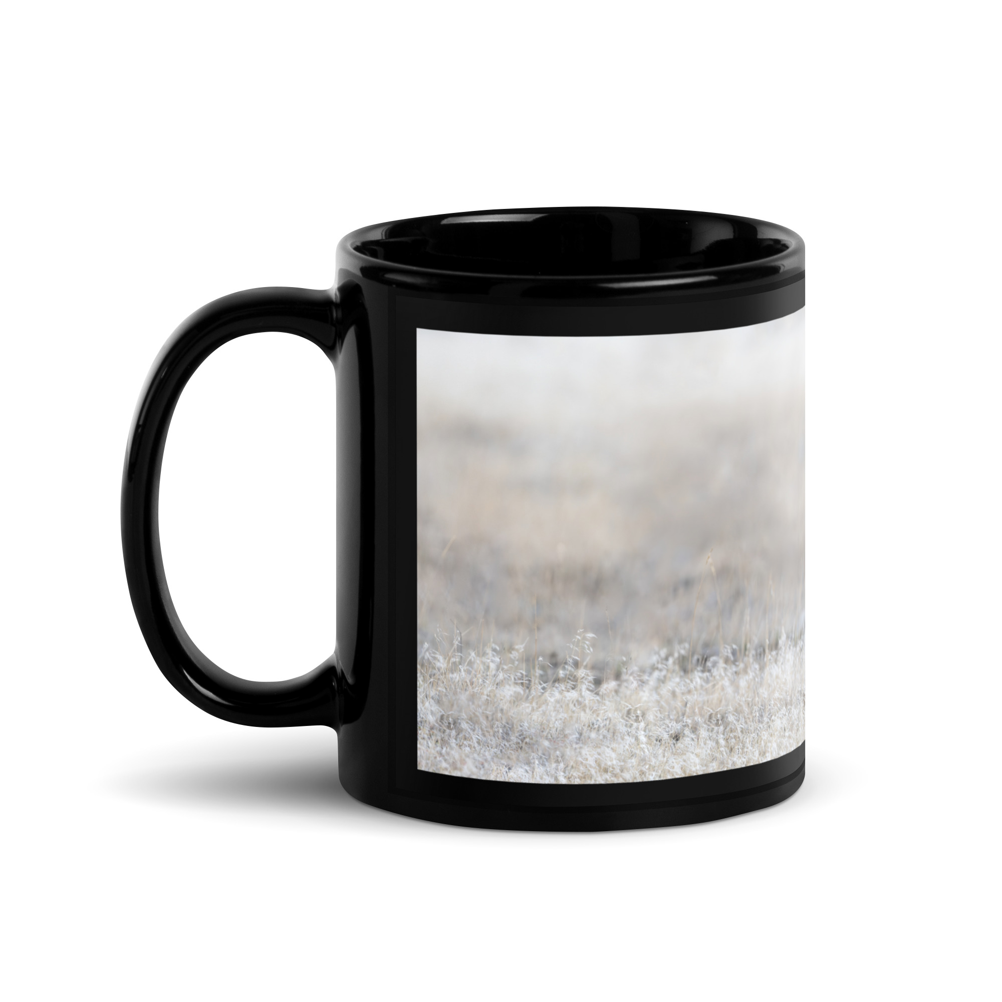 Relaxing Ram Big Horn Sheep! Black Glossy Mug - Image 2