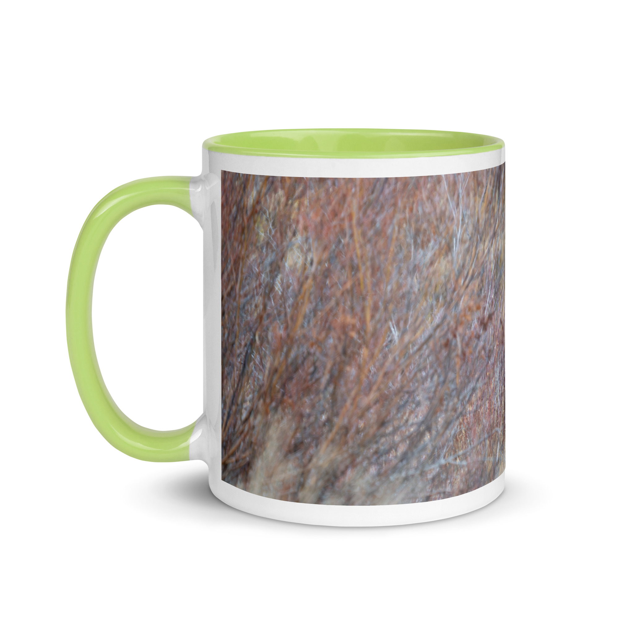 Moose Amidst Autumn Shrubs! Mug with Color Inside - Image 27