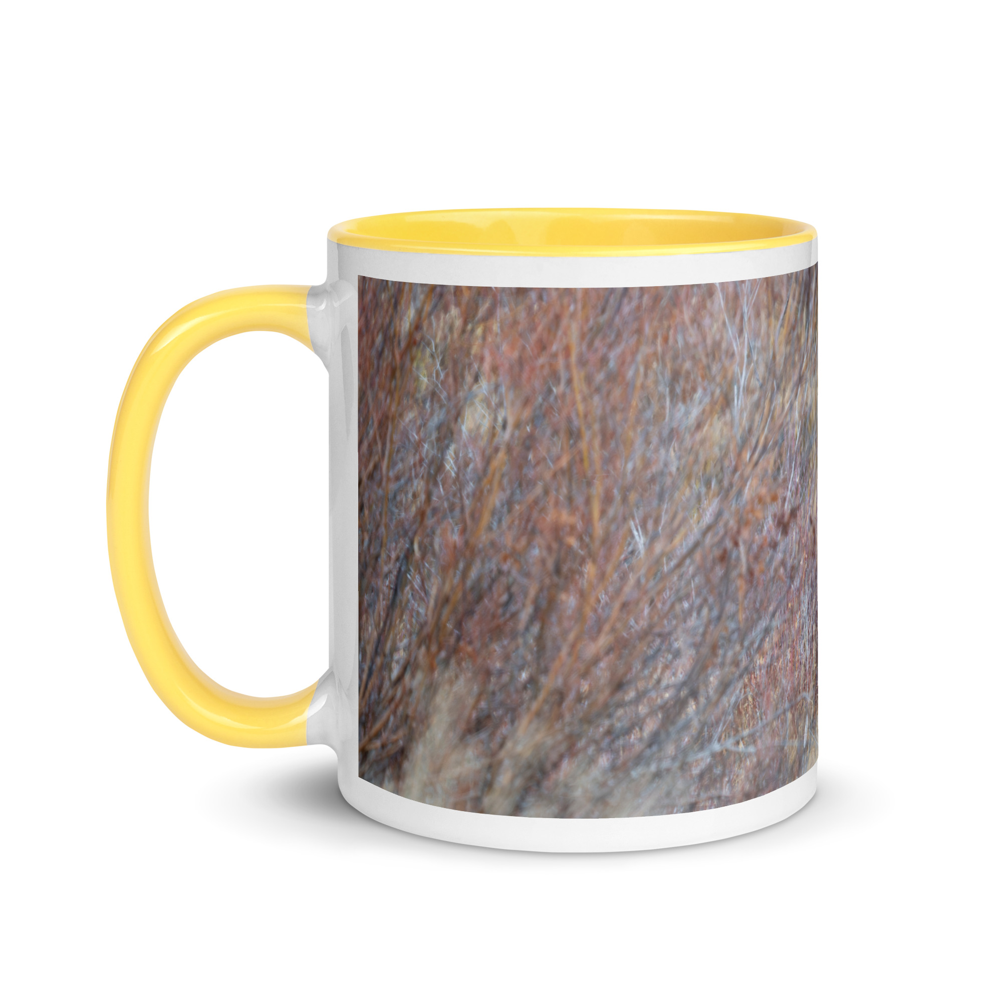 Moose Amidst Autumn Shrubs! Mug with Color Inside - Image 30