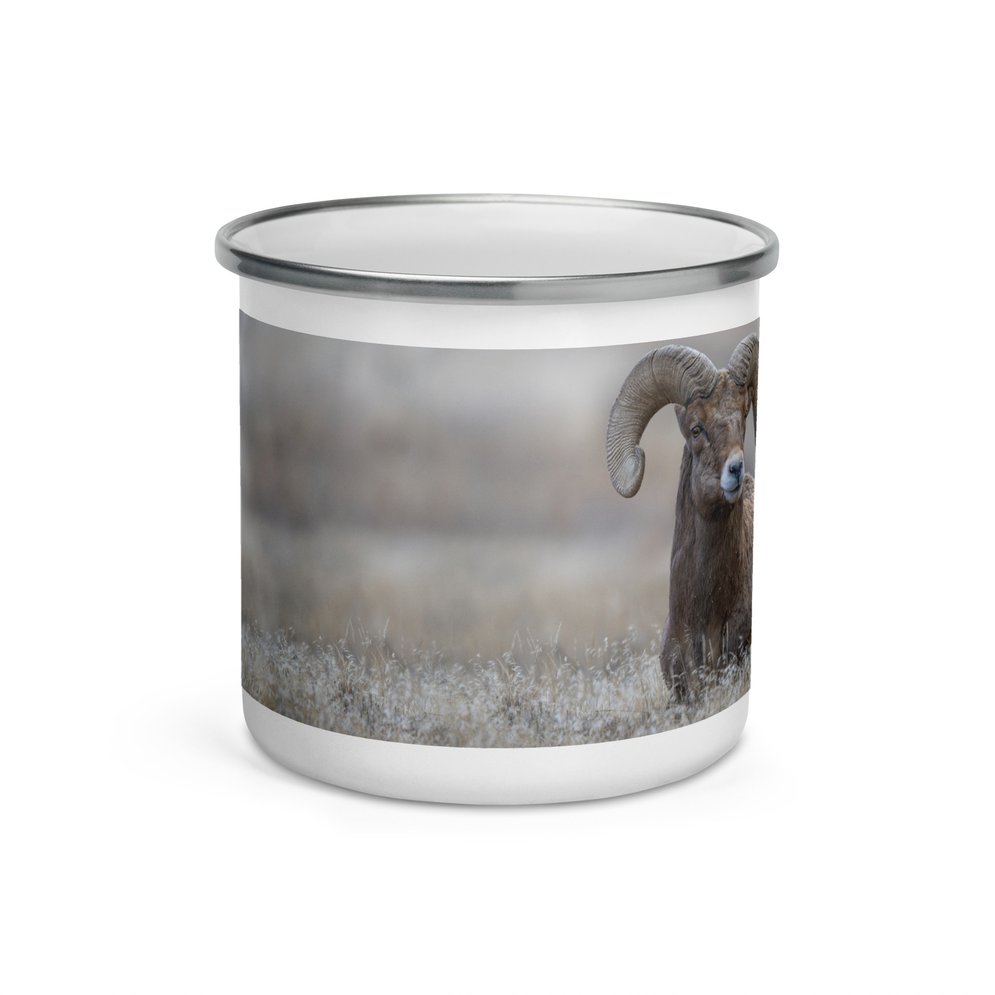 Monarch of Montana Meadows! Enamel Mug - Image 2