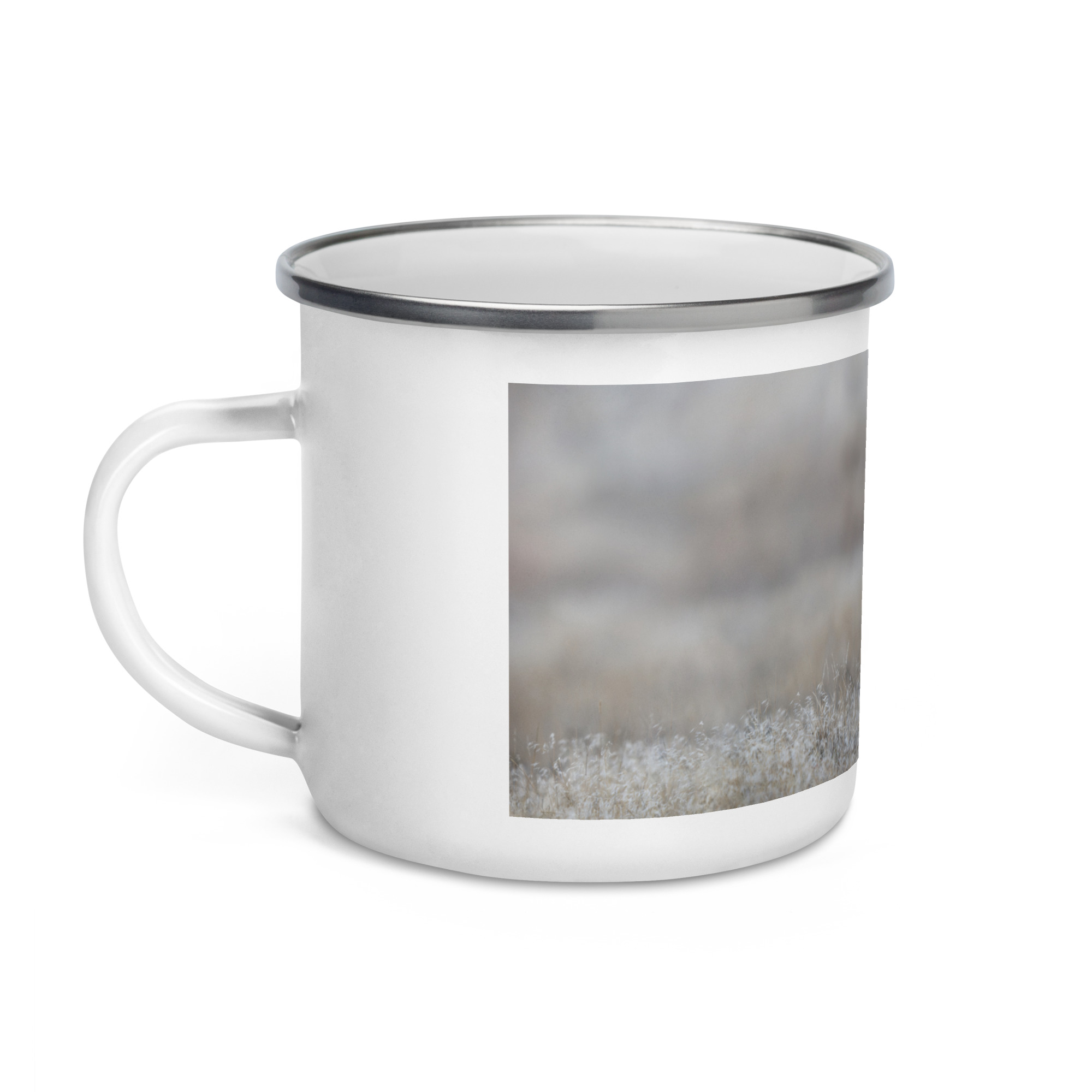 Monarch of Montana Meadows! Enamel Mug - Image 3