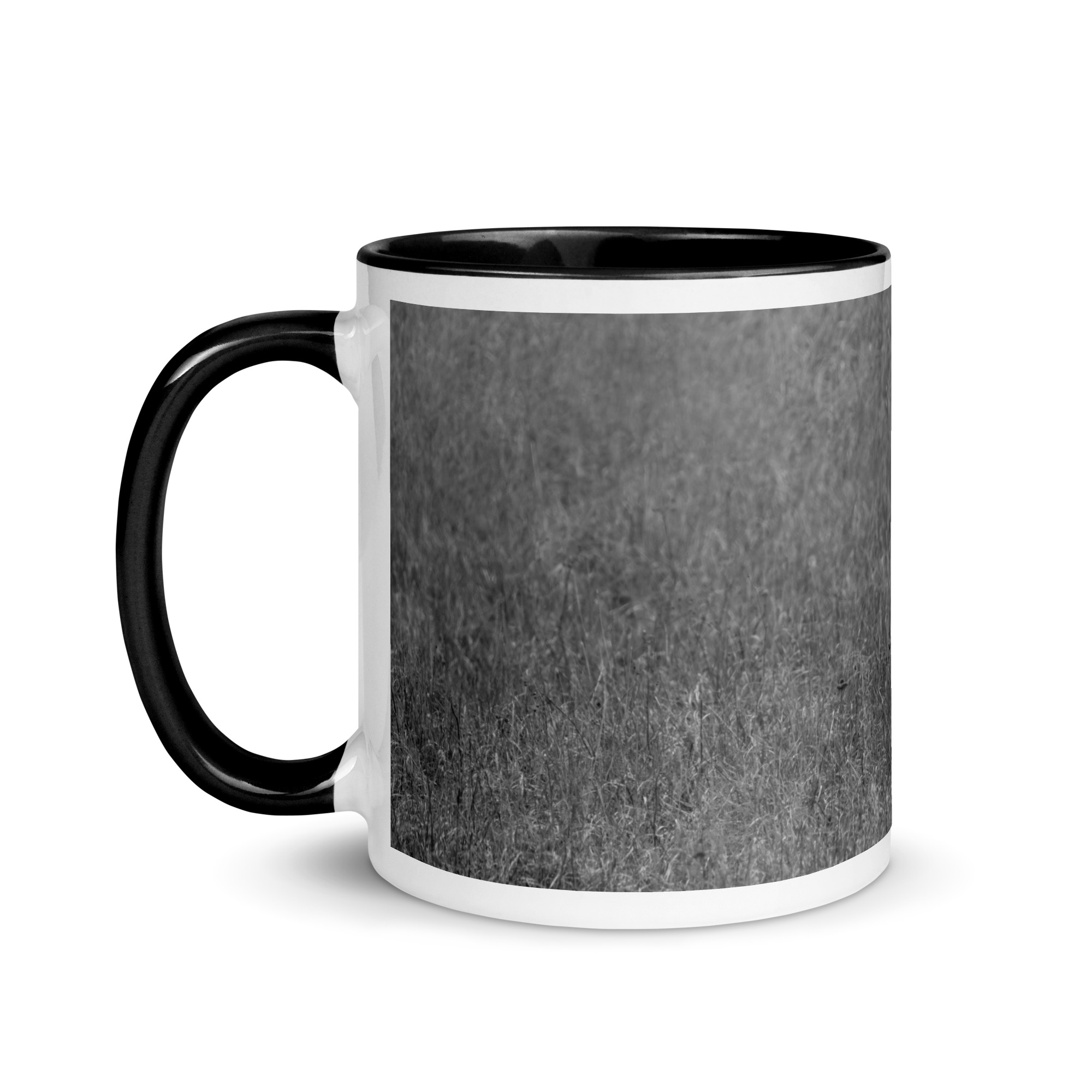 Grizzley bear on Alert! Mug with Color Inside - Image 4