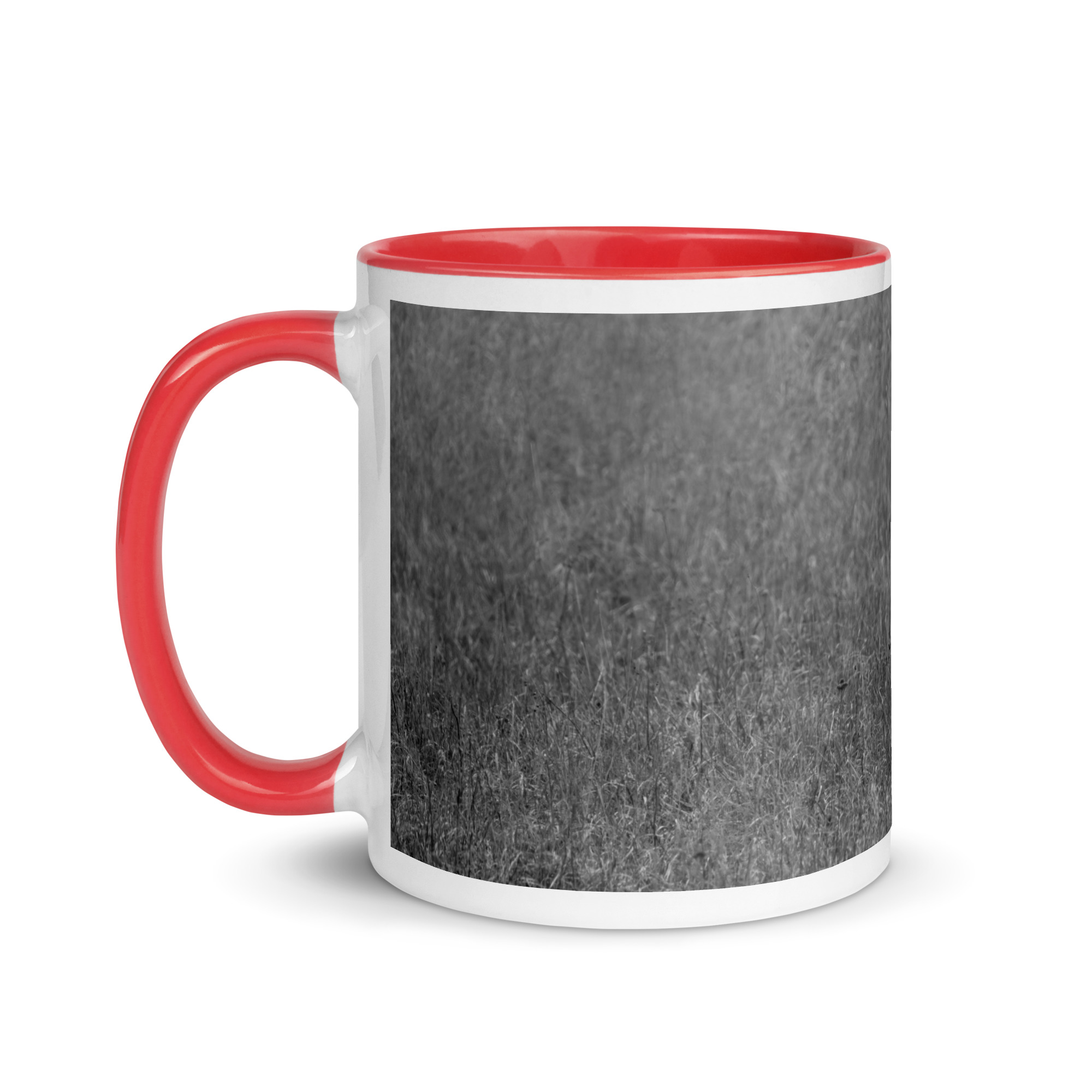 Grizzley bear on Alert! Mug with Color Inside - Image 9