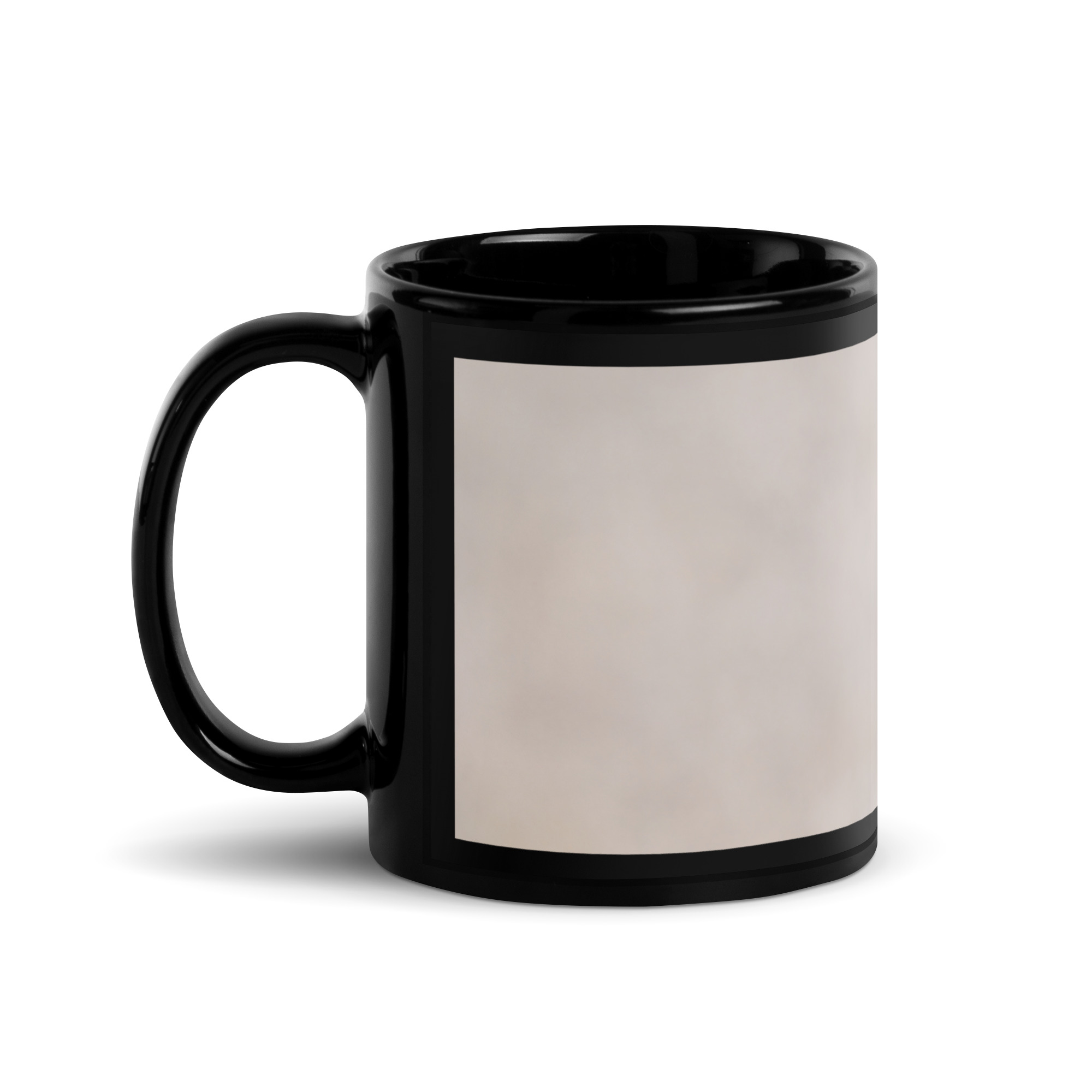 Desert five-spot! Black Glossy Mug - Image 2