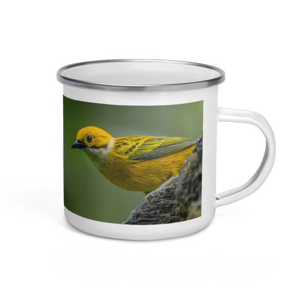 Silver-throated tanager! Enamel Mug