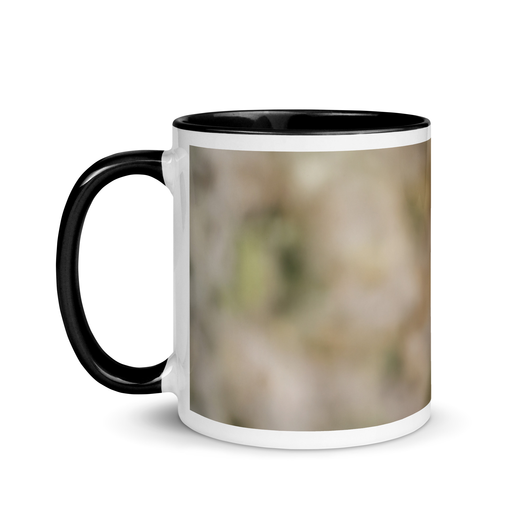 Desert five-spot in bloom! Mug with Color Inside - Image 4